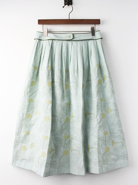 ws5062 tanpopo 刺繍 フレア スカート