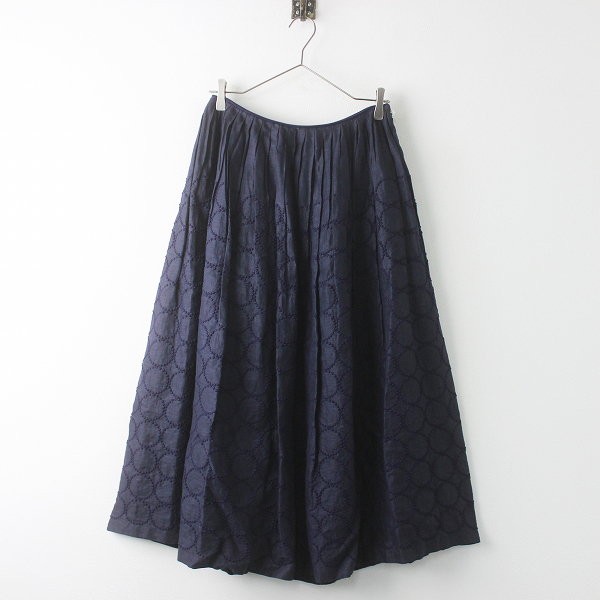 tambourine 刺繍 リネン スカート